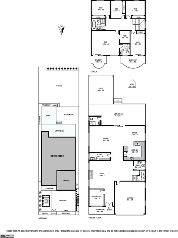 Floorplan of Homely house listing, 44 Old Kent Road, Greenacre NSW 2190