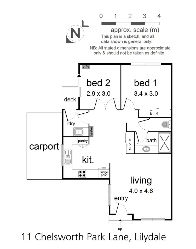 Floorplan of Homely unit listing, 11 Chelsworth Park Lane, Lilydale VIC 3140
