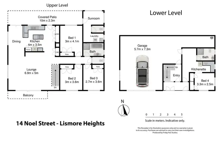 Floorplan of Homely house listing, 14 Noel Street, Lismore Heights NSW 2480
