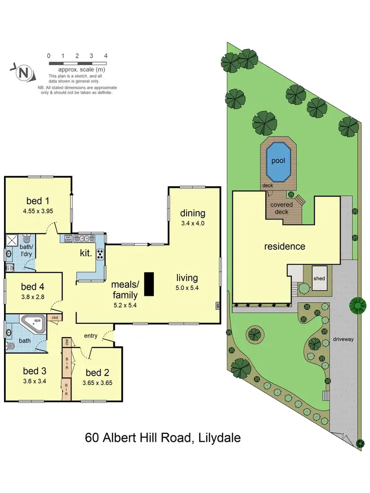 Floorplan of Homely house listing, 60 Albert Hill Road, Lilydale VIC 3140