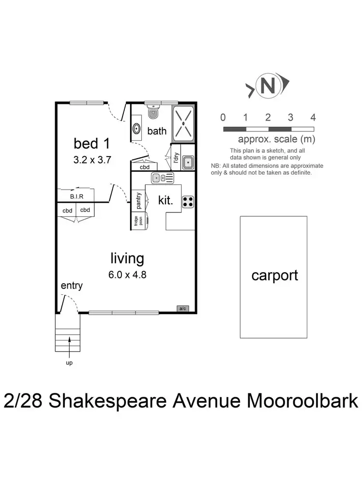 Floorplan of Homely unit listing, 2/28 Shakespeare Avenue, Mooroolbark VIC 3138