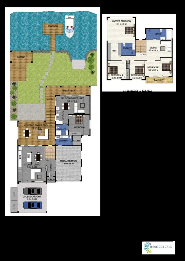 Floorplan of Homely house listing, 20 The Lakes Drive, Tweed Heads West NSW 2485