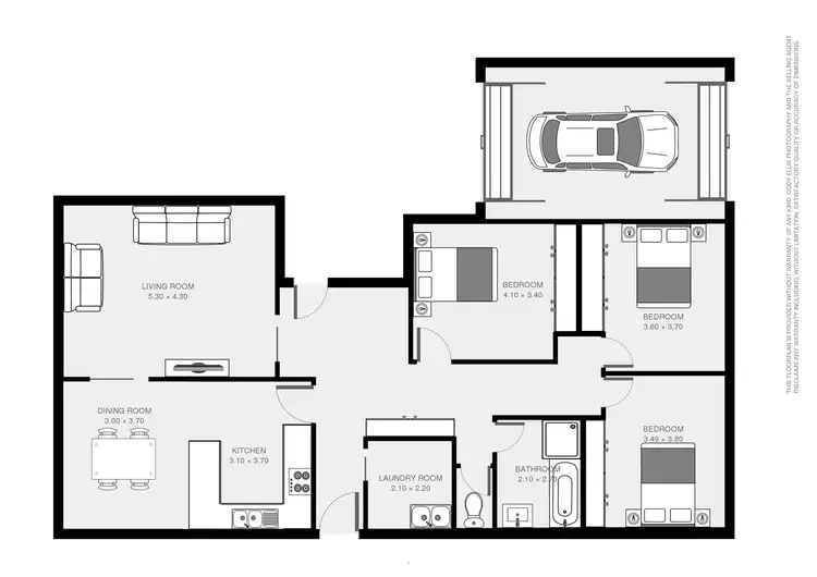 Floorplan of Homely house listing, 98 Burrows Street, Mildura VIC 3500