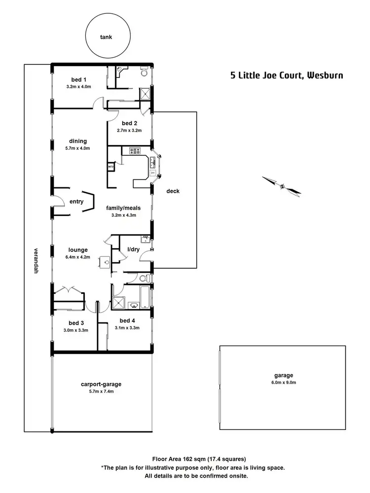 Floorplan of Homely house listing, 5 Little Joe Court, Wesburn VIC 3799