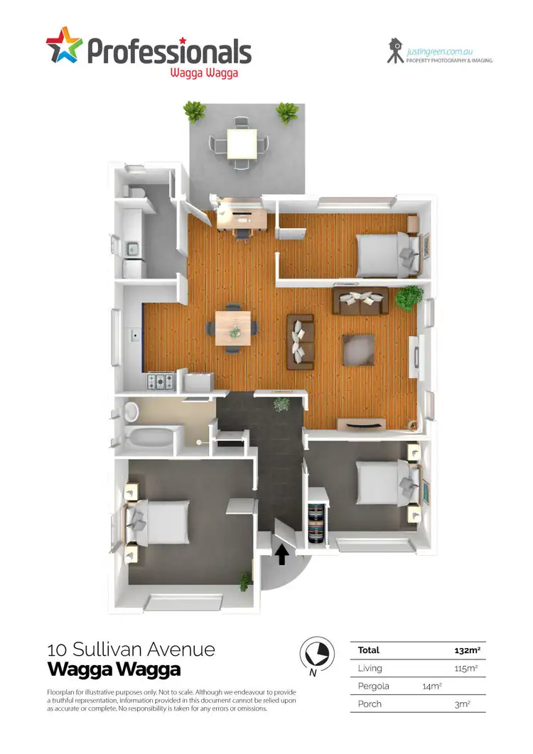 Floorplan of Homely house listing, 10 Sullivan Avenue, Wagga Wagga NSW 2650