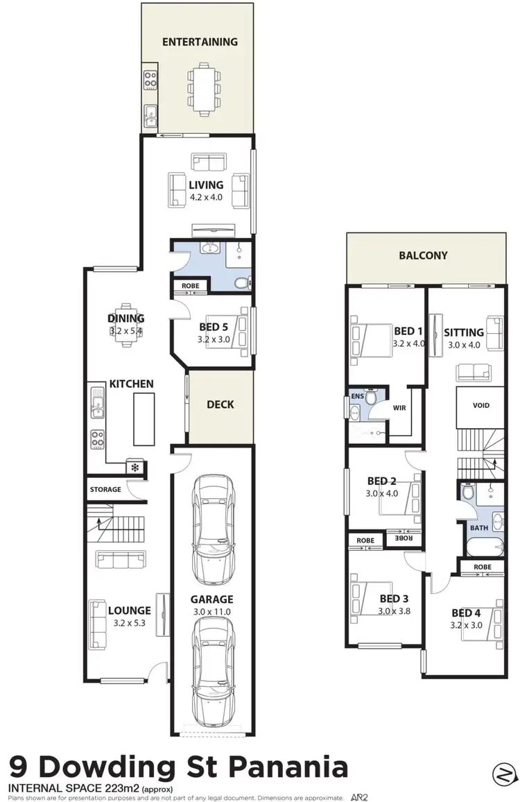 Floorplan of Homely semi-detached listing, 9 Dowding Street, Panania NSW 2213