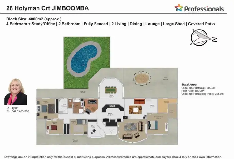 Floorplan of Homely house listing, 28 Holyman Court, Jimboomba QLD 4280