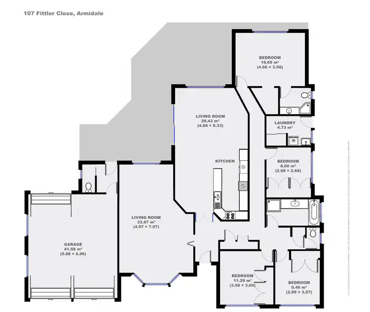 Floorplan of Homely house listing, 107 Fittler Close, Armidale NSW 2350