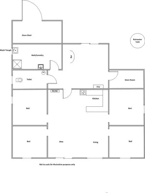 Floorplan of Homely house listing, 6 Esther Lane, Port Julia SA 5580