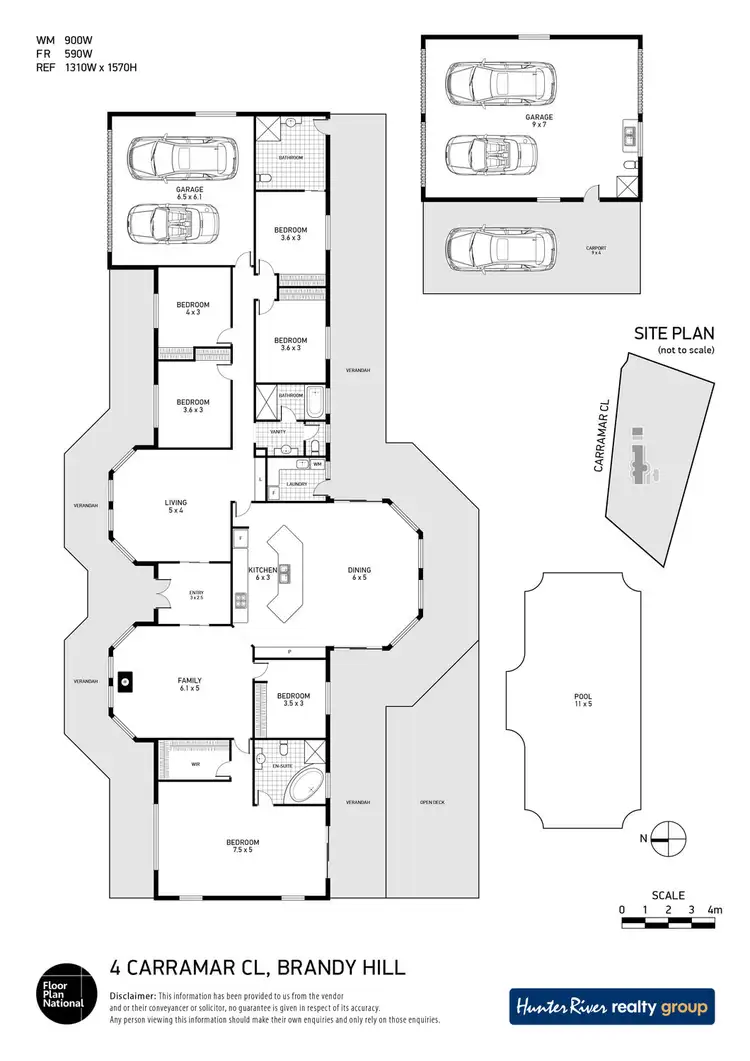 Floorplan of Homely house listing, 4 Carramar Close, Brandy Hill NSW 2324