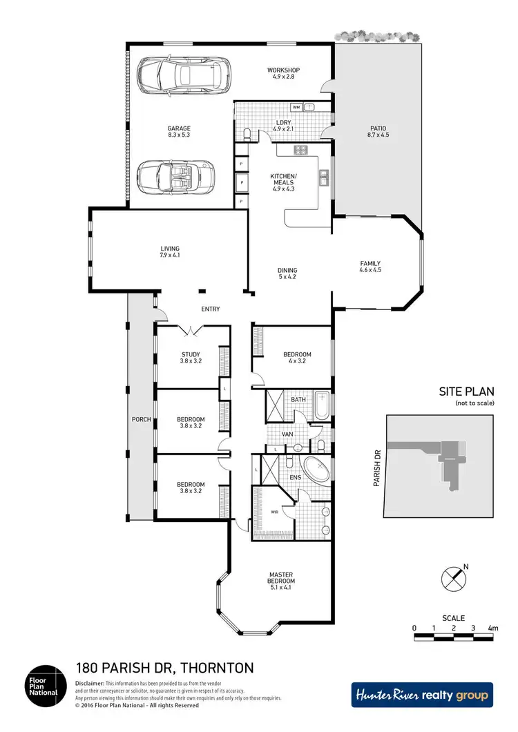 Floorplan of Homely rural property listing, 180 Parish Drive, Thornton NSW 2322