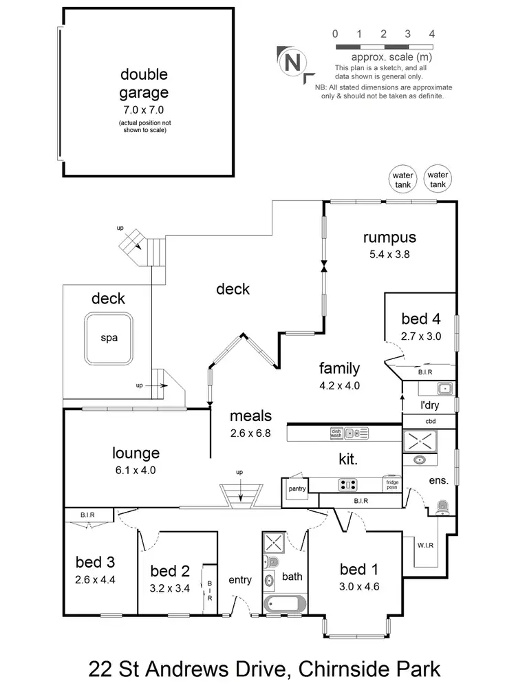 Floorplan of Homely house listing, 22 St Andrews Drive, Chirnside Park VIC 3116