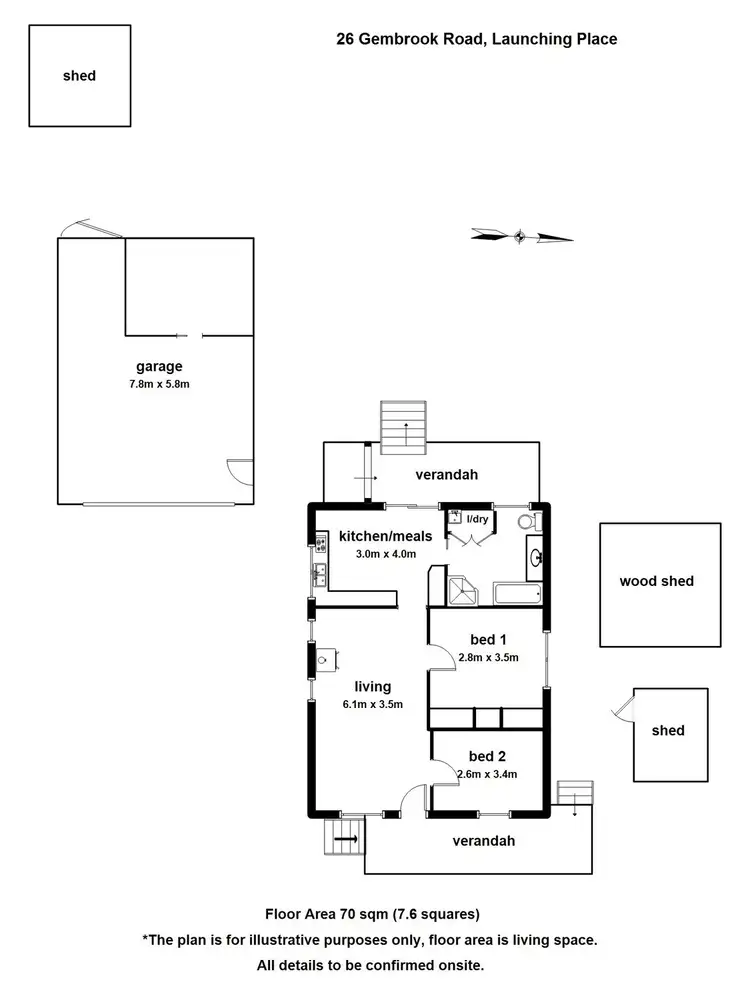 Floorplan of Homely house listing, 26 Gembrook Road, Launching Place VIC 3139