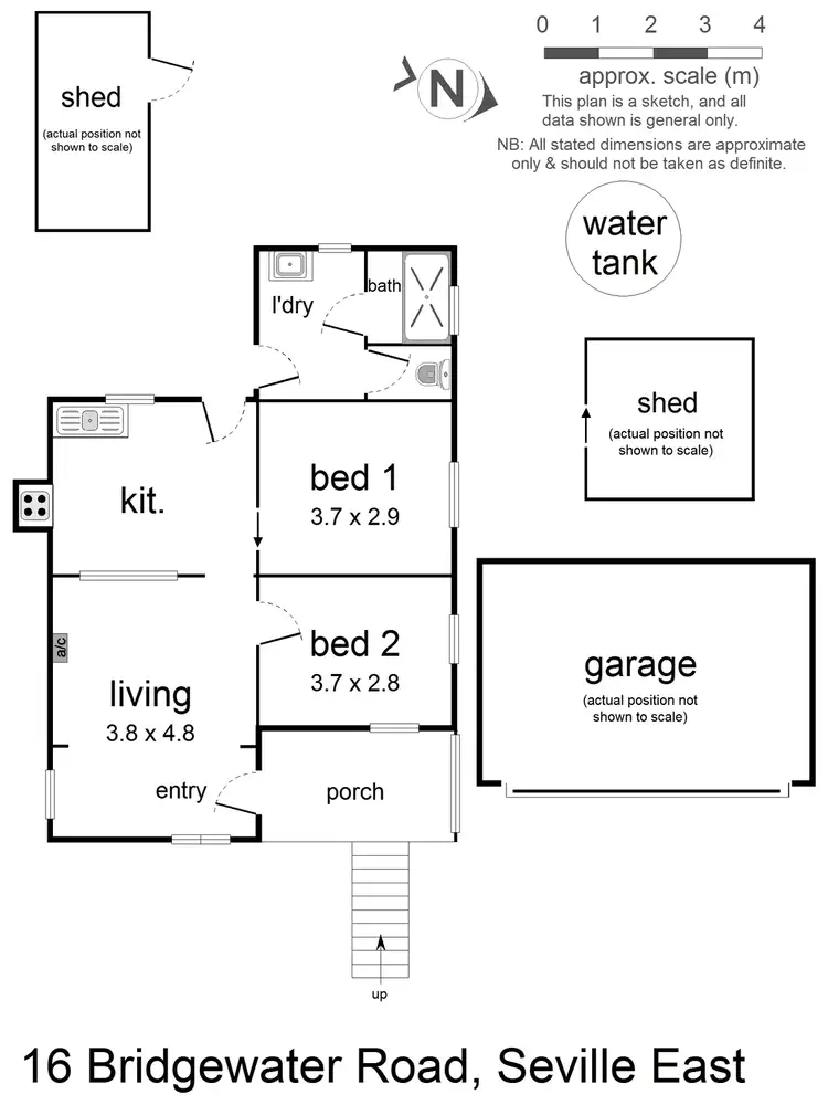 Floorplan of Homely house listing, 16 Bridgewater Road, Seville East VIC 3139