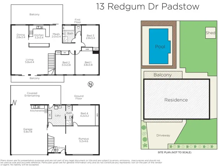 Floorplan of Homely house listing, 13 Redgum Drive, Padstow NSW 2211