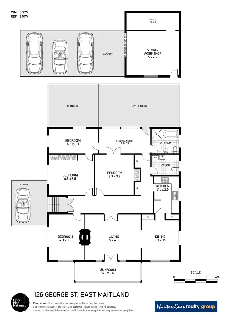 Floorplan of Homely house listing, 26 George Street, East Maitland NSW 2323