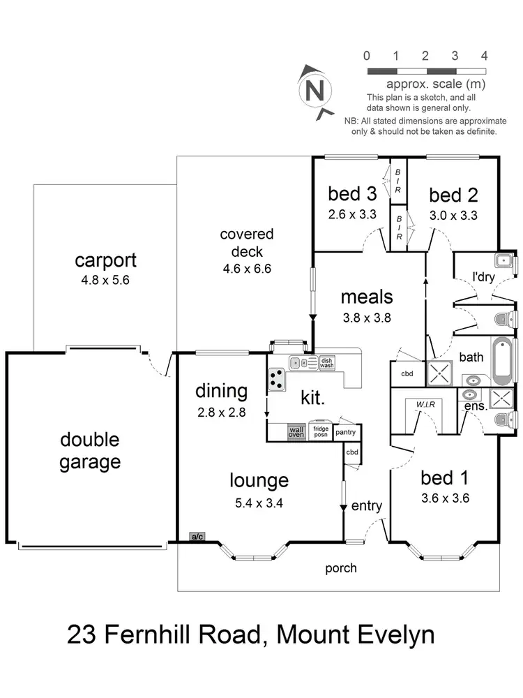 Floorplan of Homely house listing, 23 Fernhill Road, Mount Evelyn VIC 3796