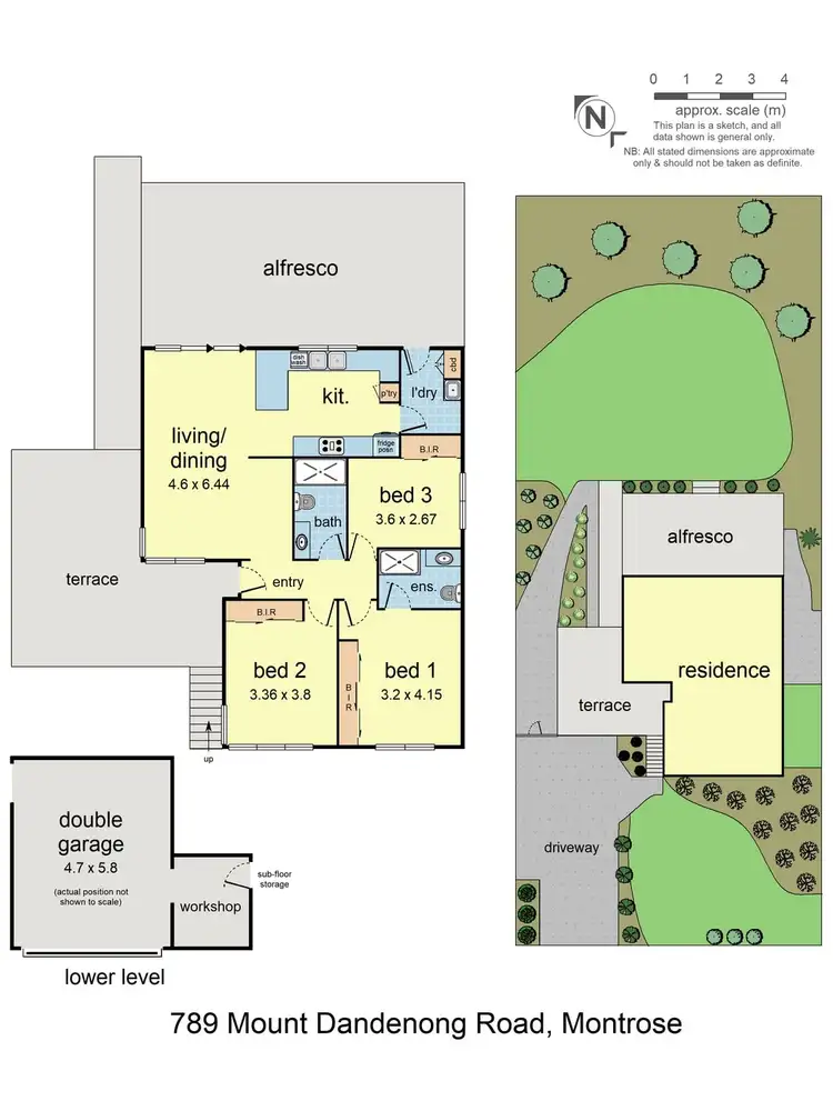 Floorplan of Homely house listing, 789 Mount Dandenong Road, Montrose VIC 3765