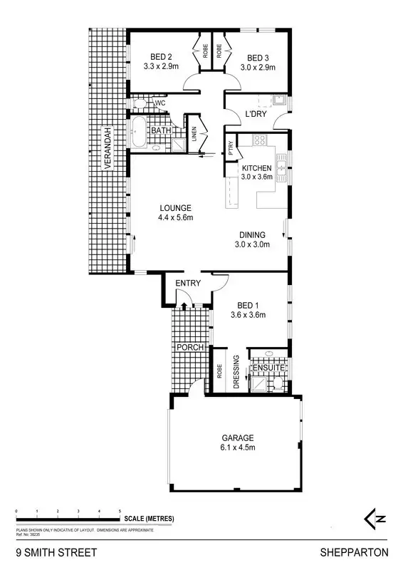 Floorplan of Homely house listing, 9 Smith Street, Shepparton VIC 3630