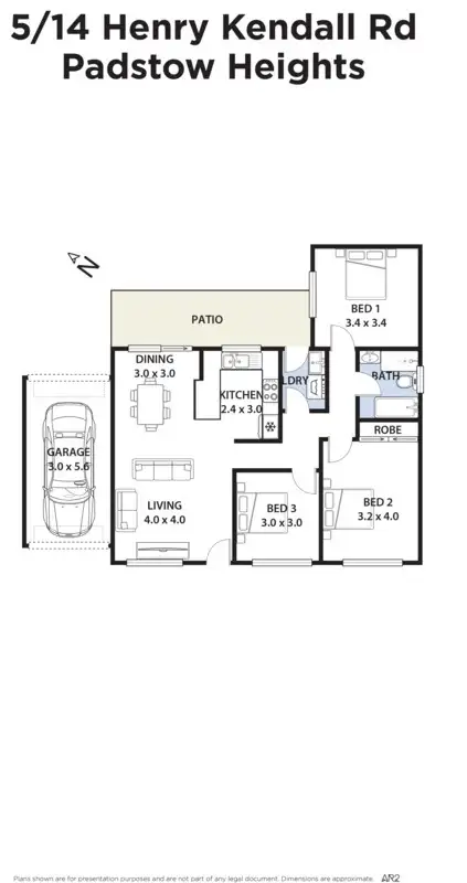 Floorplan of Homely villa listing, 5/14 Henry Kendall Avenue, Padstow NSW 2211