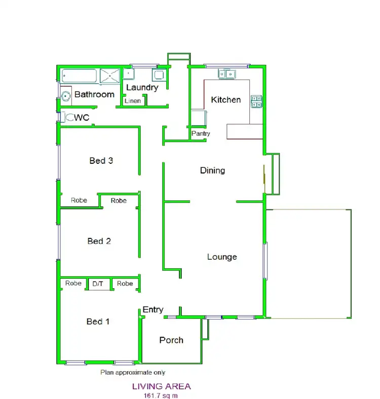 Floorplan of Homely house listing, 4 Blaxland Street, Shepparton VIC 3630