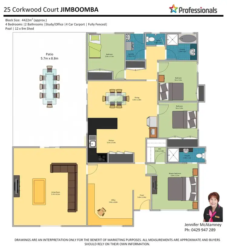 Floorplan of Homely house listing, 25 Corkwood Court, Jimboomba QLD 4280