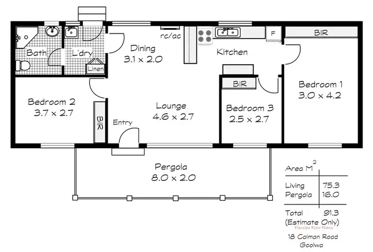 Floorplan of Homely house listing, 18 Colman Road, Goolwa South SA 5214
