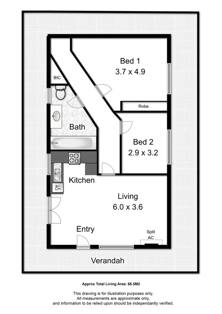 Floorplan of Homely rural property listing, 54 Pyne Hill Road, Wattle Flat SA 5203
