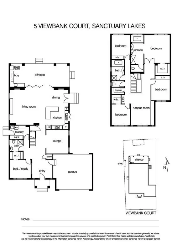 Floorplan of Homely house listing, 5 Viewbank Court, Sanctuary Lakes VIC 3030