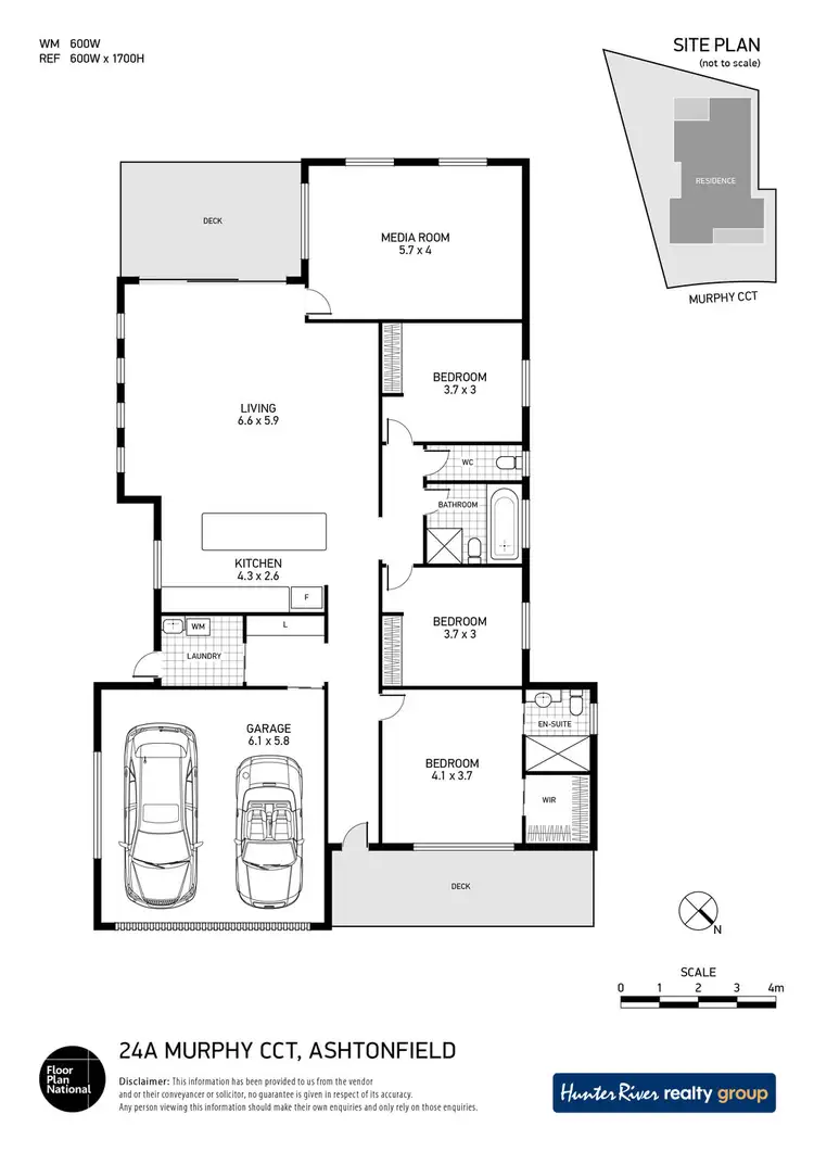 Floorplan of Homely house listing, 24A Murphy Circuit, Ashtonfield NSW 2323