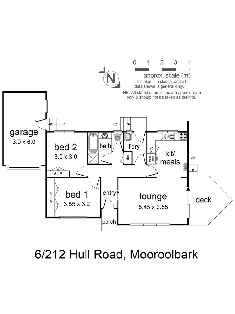 Floorplan of Homely unit listing, 6/212 Hull Road, Mooroolbark VIC 3138
