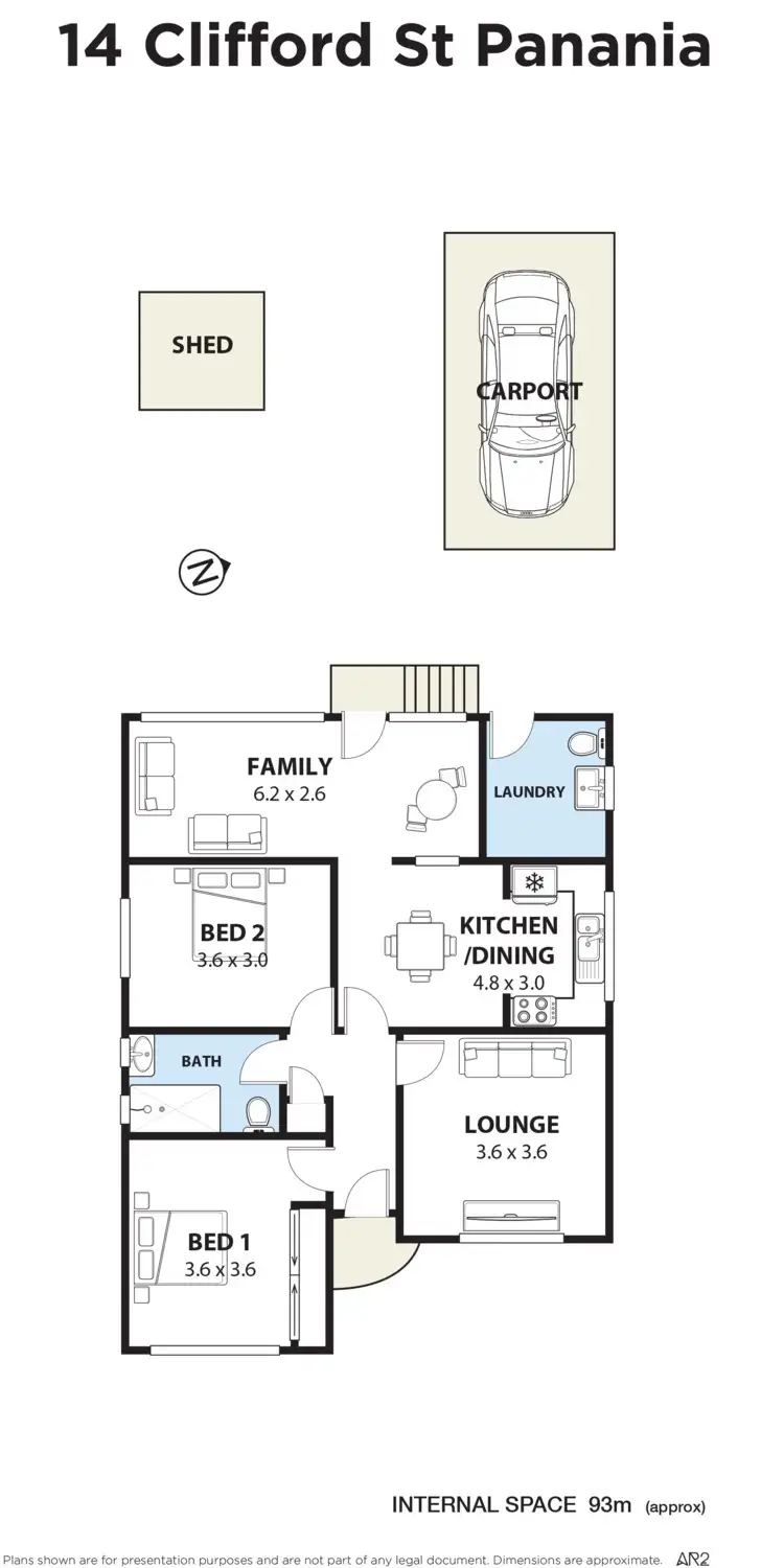 Floorplan of Homely house listing, 14 Clifford Street, Panania NSW 2213