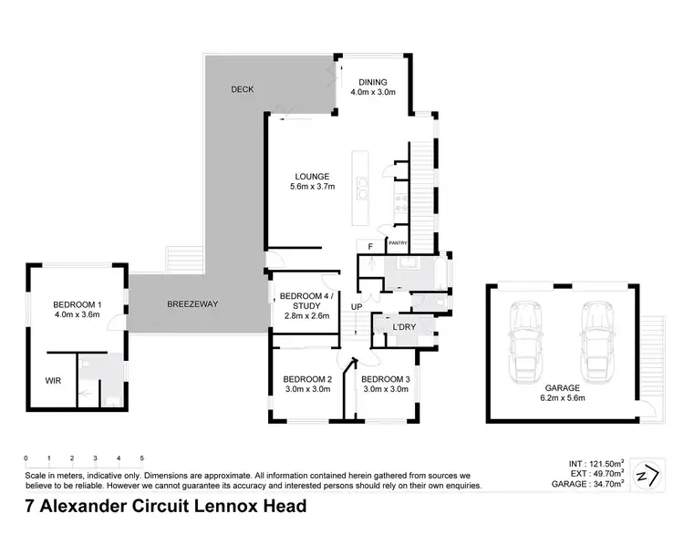 Floorplan of Homely house listing, 7 Alexander Circuit, Lennox Head NSW 2478