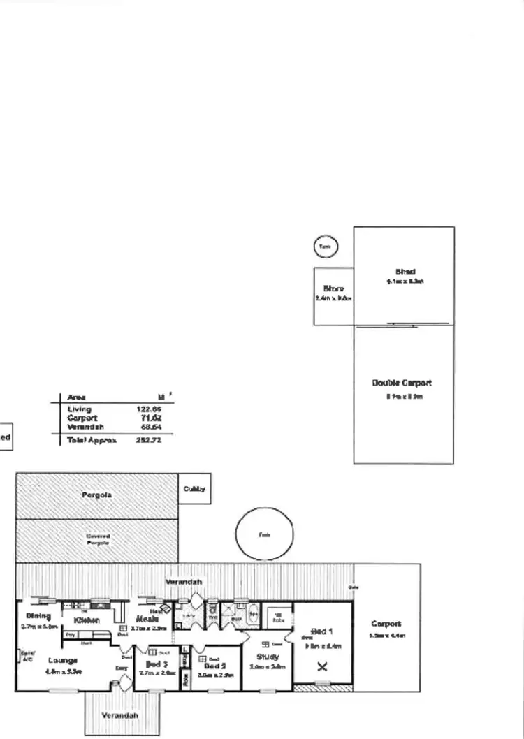 Floorplan of Homely house listing, 10 Fergusson Court, Lyndoch SA 5351