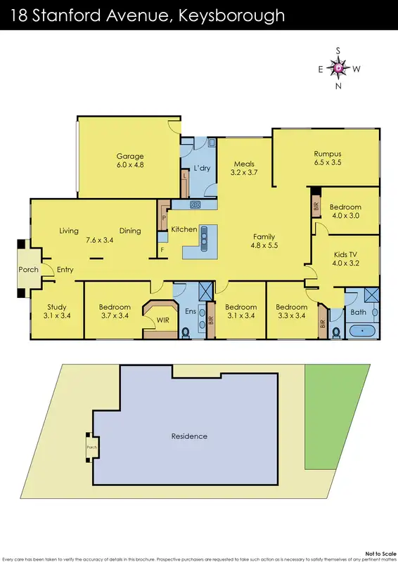 Floorplan of Homely house listing, 18 Stanford  Avenue, Keysborough VIC 3173