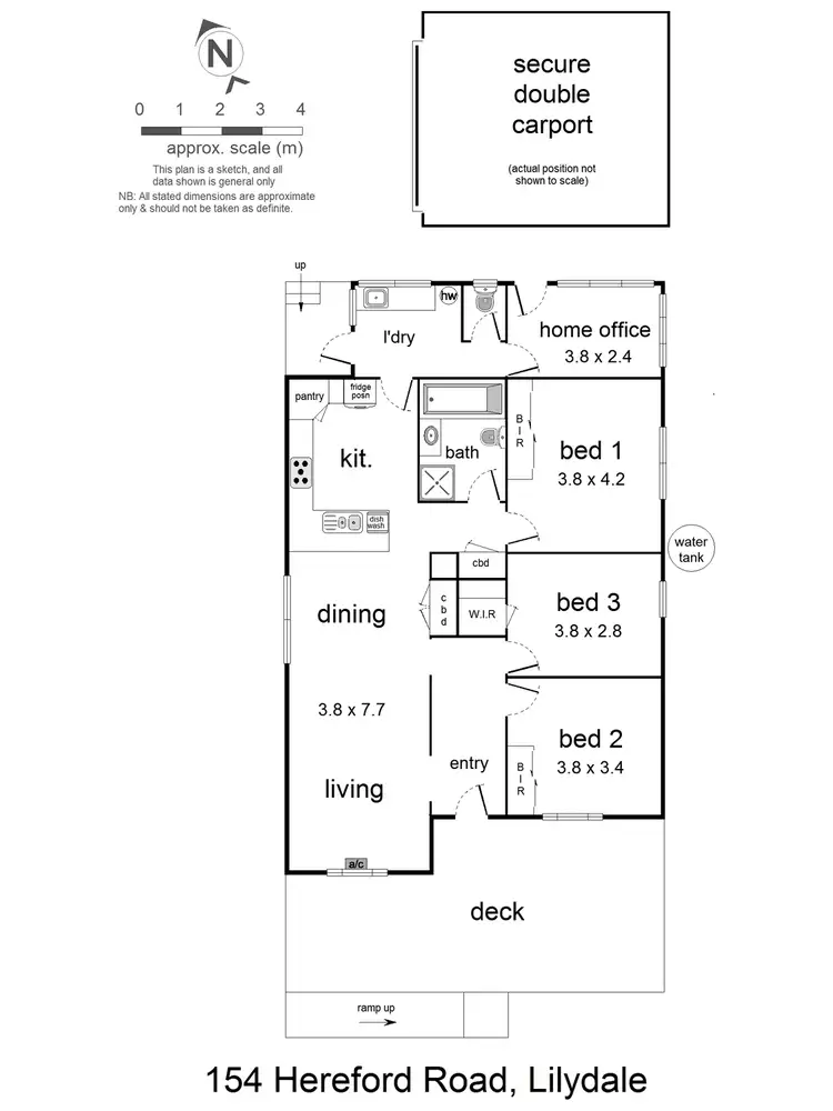 Floorplan of Homely house listing, 154 Hereford Road, Lilydale VIC 3140
