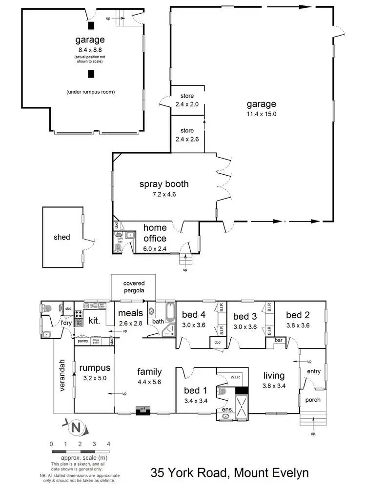Floorplan of Homely house listing, 35 York Road, Mount Evelyn VIC 3796