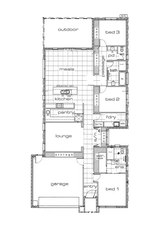Floorplan of Homely house listing, Lot/47 Bridge Way, Mildura VIC 3500