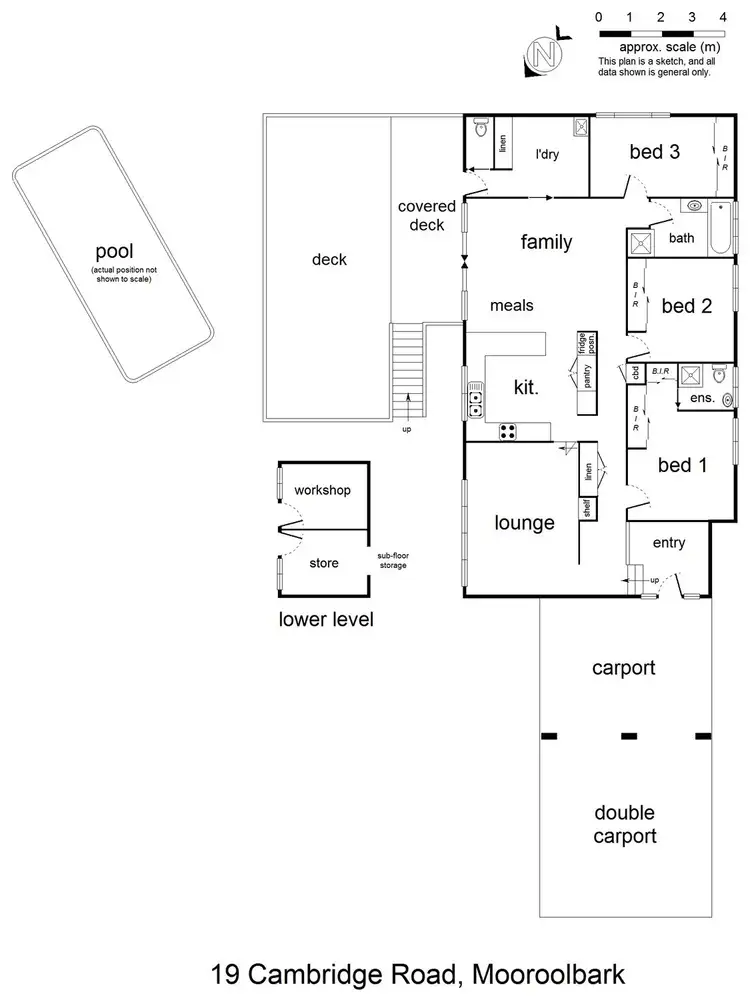 Floorplan of Homely house listing, 19 Cambridge Road, Mooroolbark VIC 3138