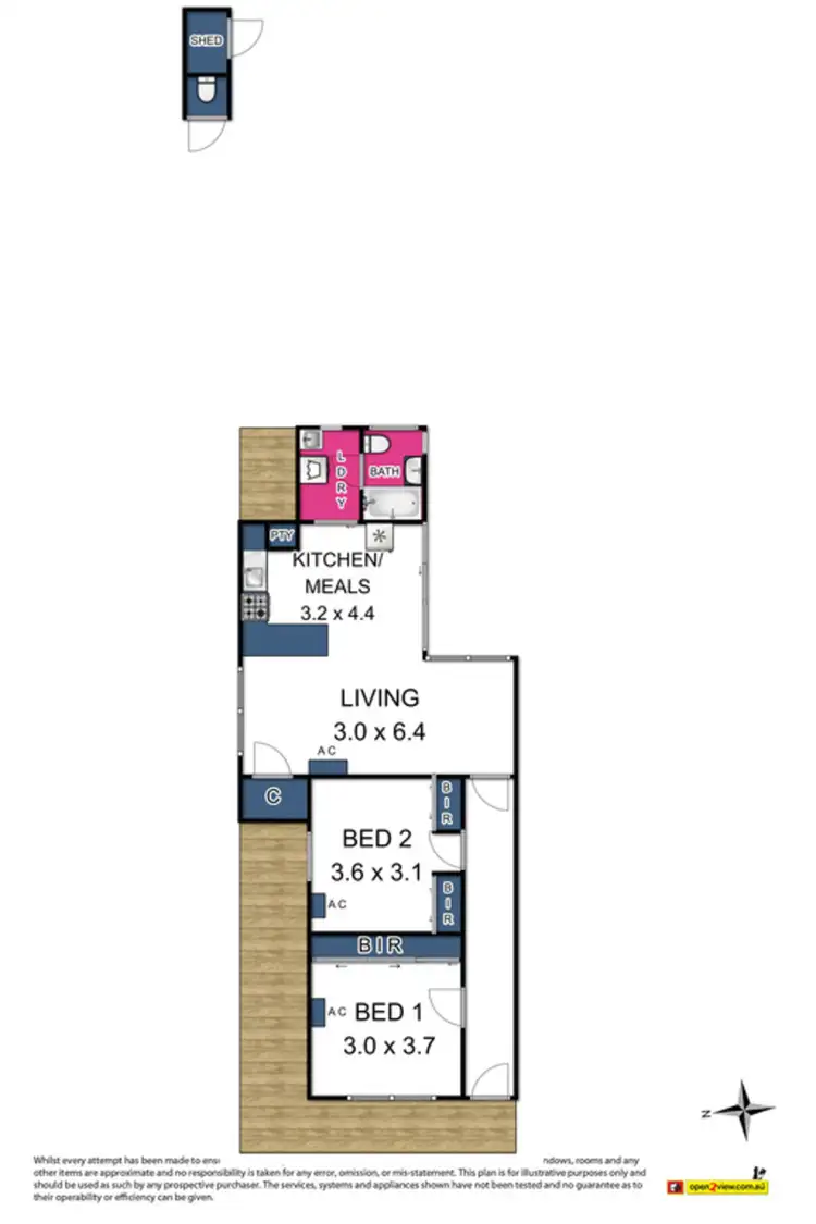 Floorplan of Homely house listing, 41 Williamstown Road, Seddon VIC 3011