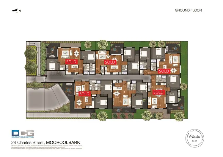 Floorplan of Homely apartment listing, 24 Charles Street, Mooroolbark VIC 3138