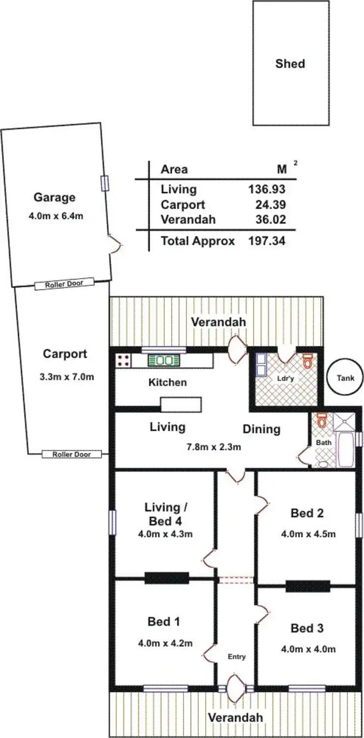 Floorplan of Homely house listing, 106 Day Terrace, West Croydon SA 5008