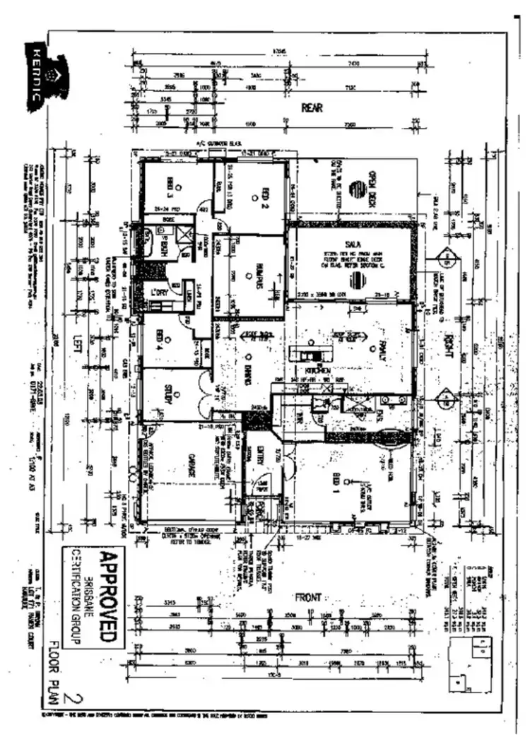 Floorplan of Homely house listing, 24 Raven Court, Karalee QLD 4306