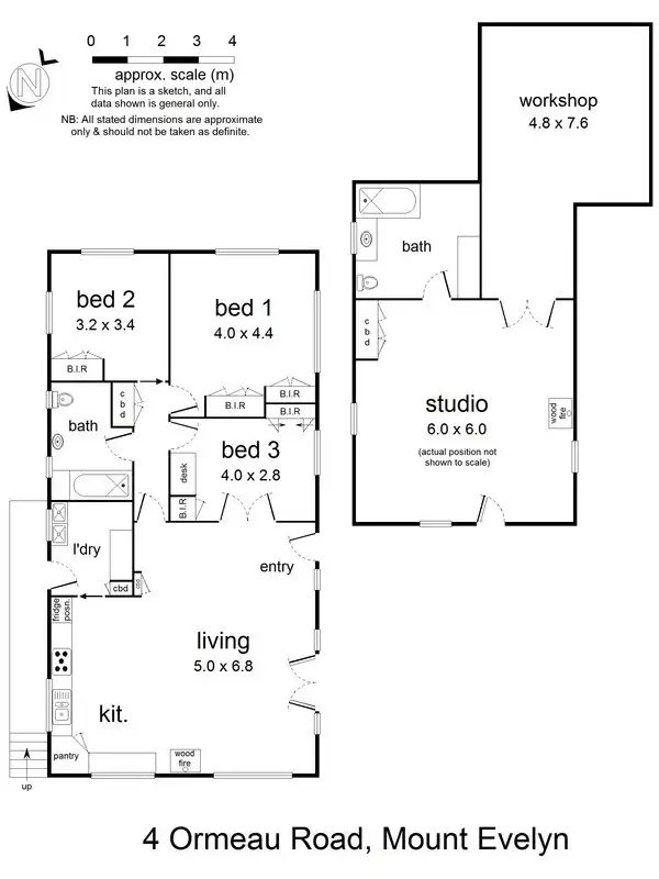 Floorplan of Homely house listing, 4 Ormeau Road, Mount Evelyn VIC 3796