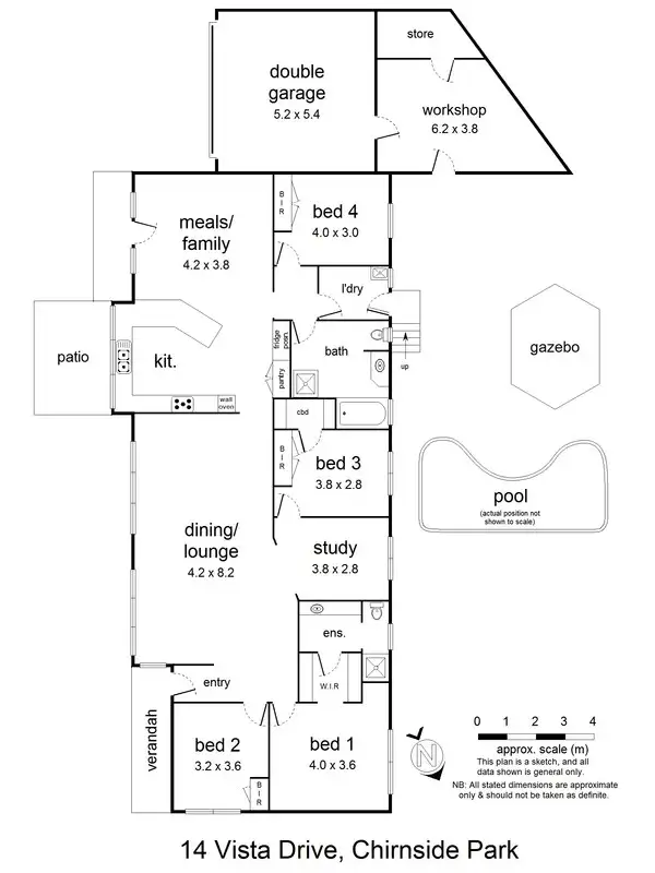 Floorplan of Homely house listing, 14 Vista Drive, Chirnside Park VIC 3116