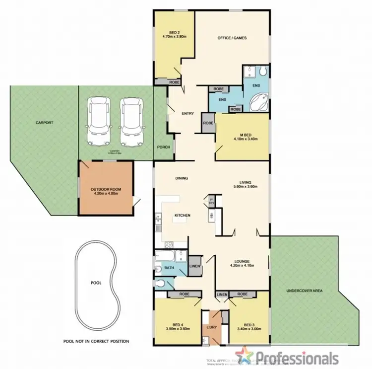 Floorplan of Homely house listing, 39 Sans Souci Drive, Wodonga VIC 3690