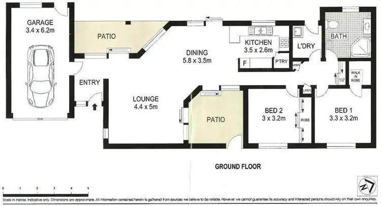 Floorplan of Homely villa listing, 4/17 Skinner Street, Ballina NSW 2478