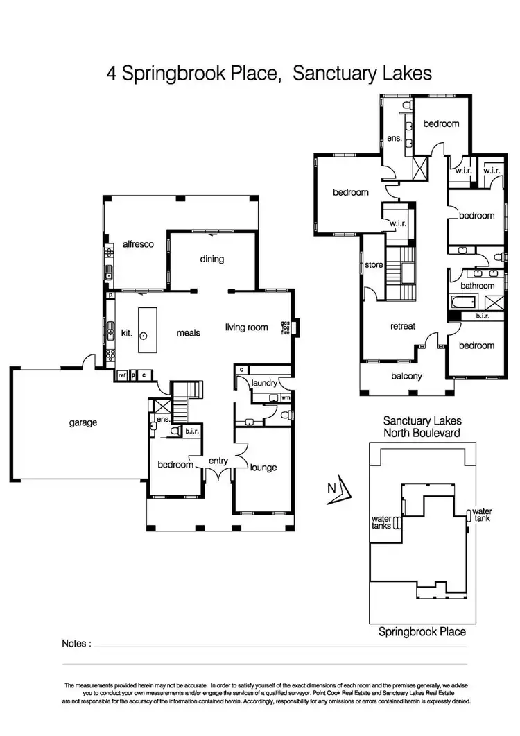 Floorplan of Homely house listing, 4 Springbrook Place, Sanctuary Lakes VIC 3030