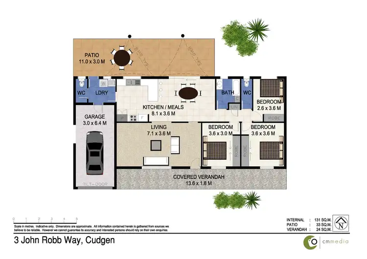 Floorplan of Homely house listing, 3 John Robb Way, Cudgen NSW 2487