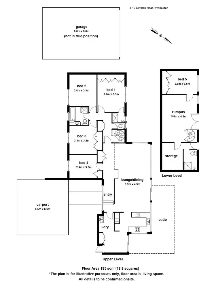 Floorplan of Homely house listing, 8-10 Giffords Road, Warburton VIC 3799